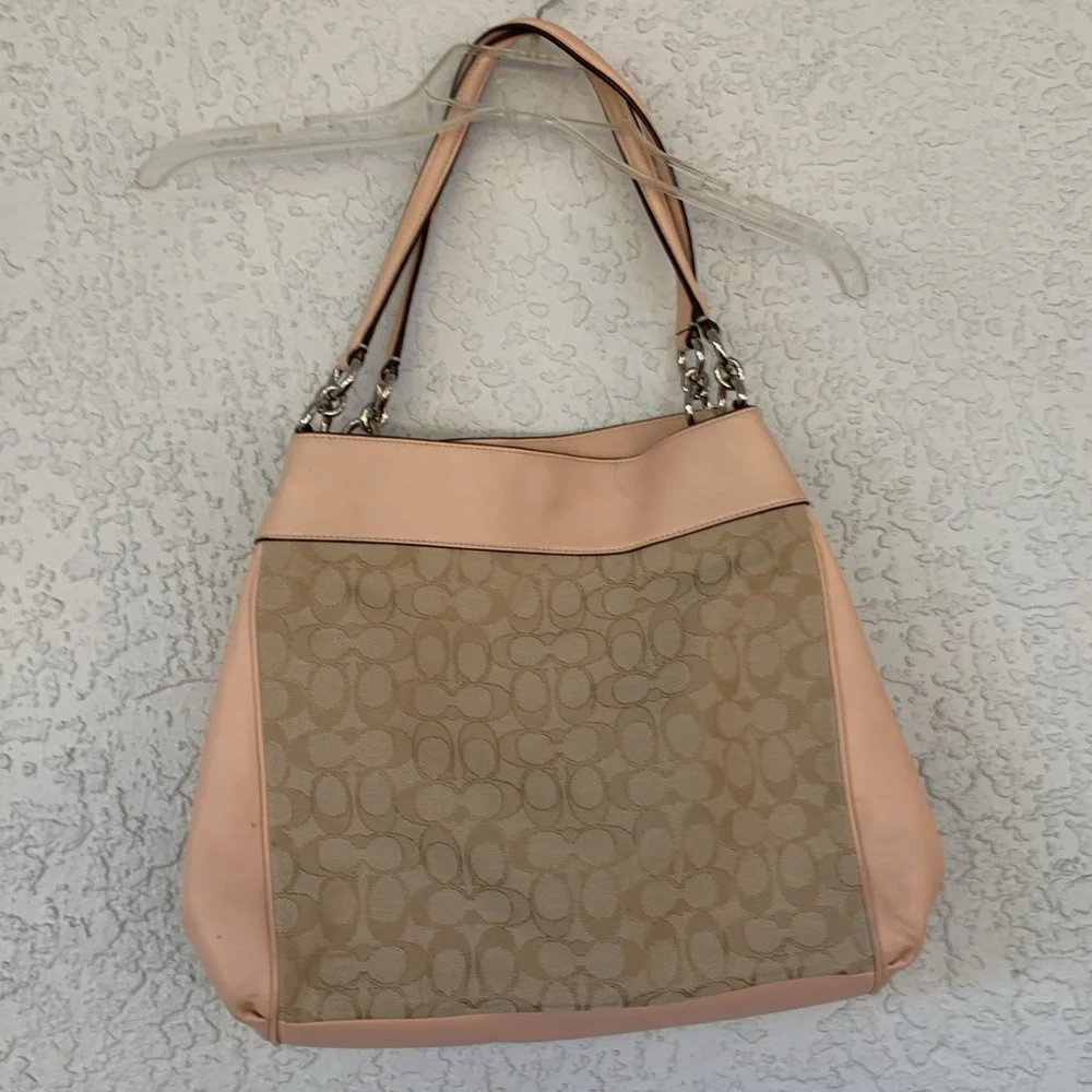 Coach signature satchel bag